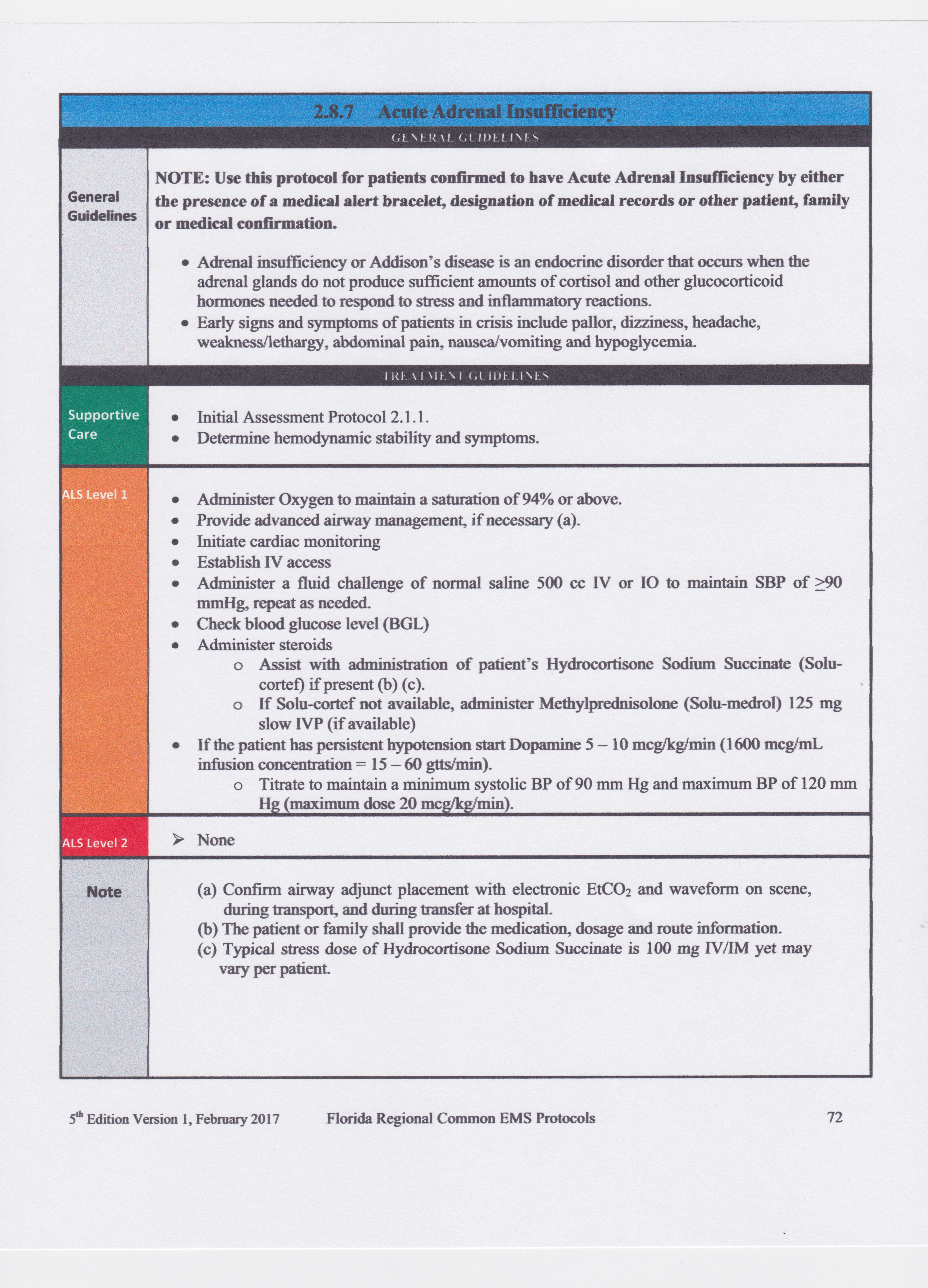 broward ems protocols